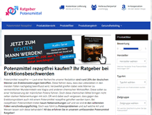Tablet Screenshot of potenzmittel-test.net